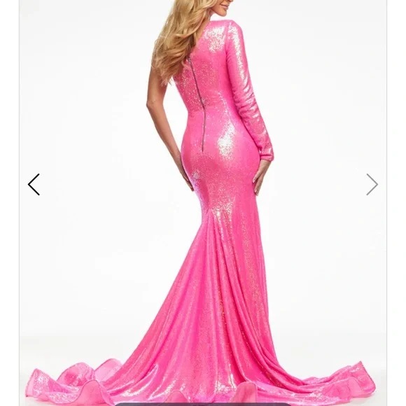 ASHLEY Lauren pageant/prom formal dress - Picture 3 of 5